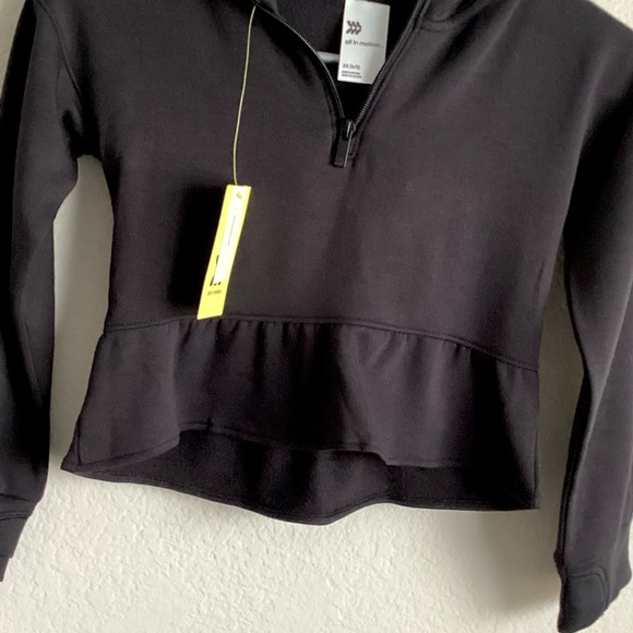 \All in Motion\ NWT Cozy Fleece Hoodie in Black - Picture 4 of 14